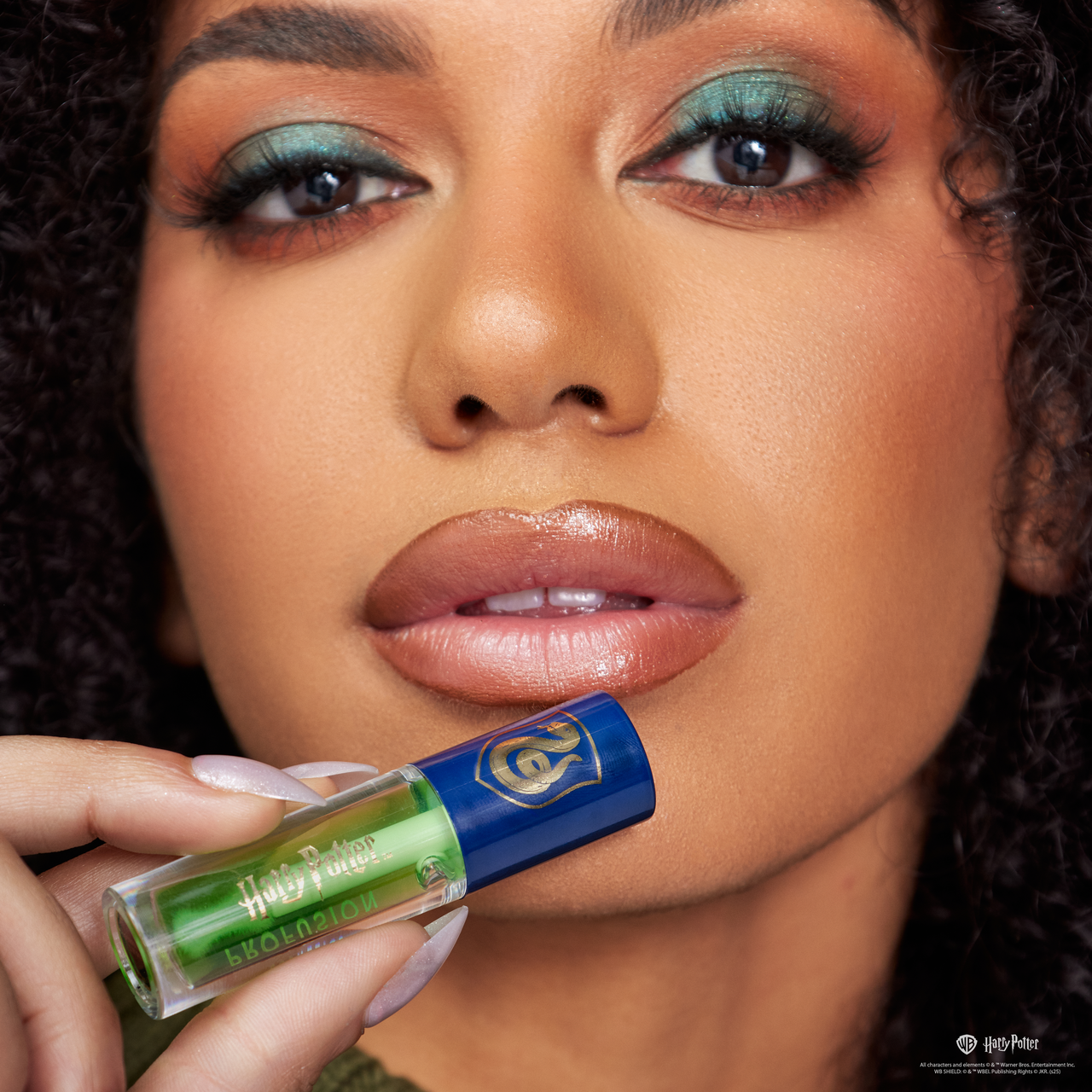 Profusion Cosmetics Harry Potter Holiday Gryffindor, Slytherin, Hufflepuff, Ravenclaw lip duo set featuring four colorful lip shades.