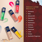 Profusion Cosmetics Harry Potter Holiday Gryffindor, Slytherin, Hufflepuff, Ravenclaw lip duo set with colorful lip shades.