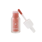 Profusion Cosmetics Lip Glaze Hydrating Lip Stain on lips, showcasing a glossy, natural finish with a hint of color.