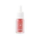 Profusion Cosmetics Lip Glaze Hydrating Lip Stain applied on lips with a glossy finish in a natural maple shade.