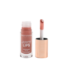 Profusion Cosmetics Juicy Lips in Radiant Rose showing a close-up of vibrant, glossy pink lips with a smooth finish.