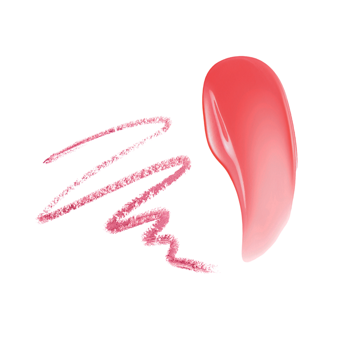 Profusion Cosmetics Lip Treat Duo with soft matte lip liner and nourishing glowy lip balm, in Cappuccino Kiss shade.