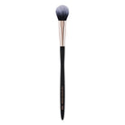 Profusion Cosmetics Artistry Series flat setting powder brush resting on a makeup counter, showcasing soft bristles and sleek handle.