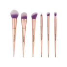 Profusion Cosmetics Brush Crush 8-piece makeup brush and sponge set with various brushes for flawless makeup application.