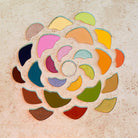 Profusion Cosmetics Desert Sage 25-Shade Makeup Palette with assorted brushes for eye and face makeup application.