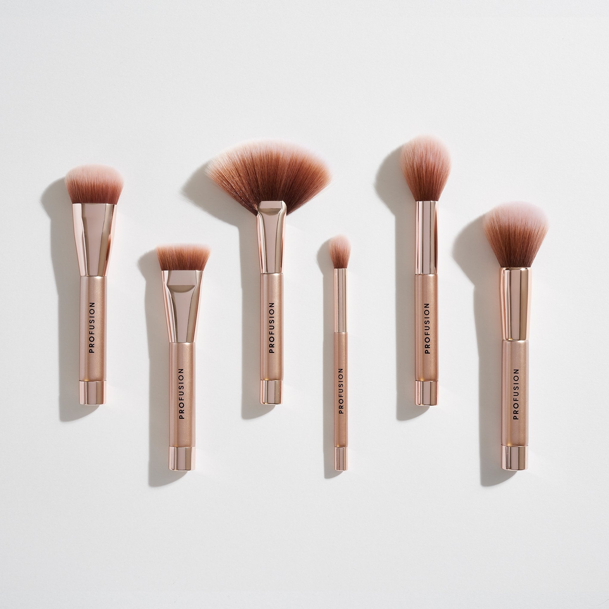 Profusion Cosmetics Magnetix Eyeshadow Blender Brush for precise eyeshadow application and blending in makeup looks.