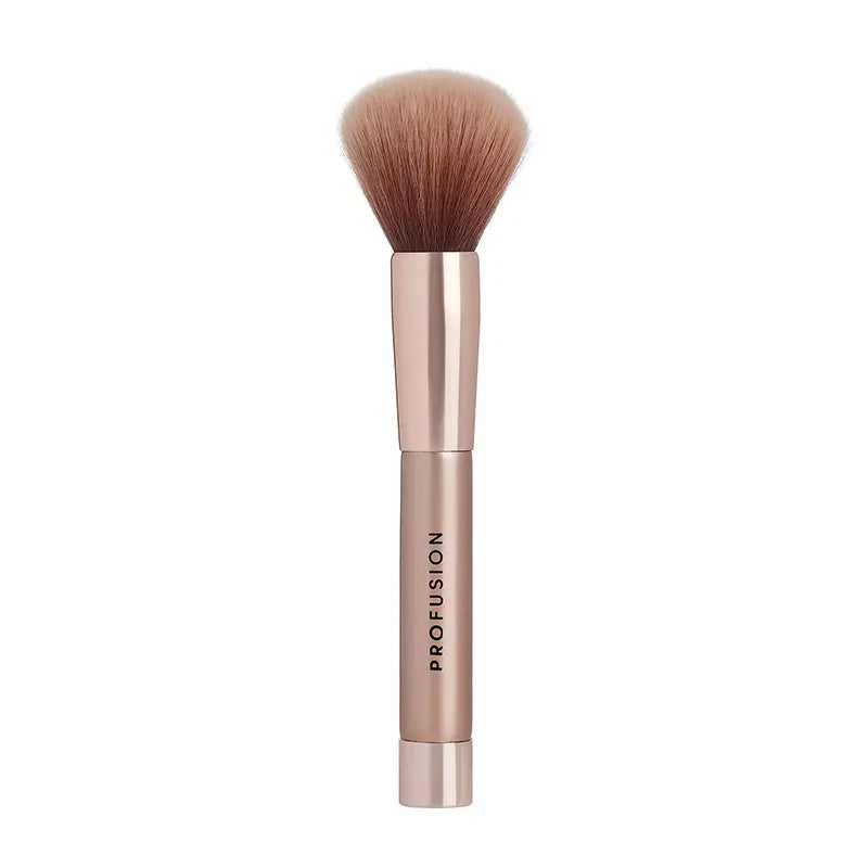 Profusion Cosmetics Magnetix Powder Brush for makeup application, featuring soft bristles and ergonomic handle.