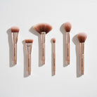 Profusion Cosmetics Magnetix Powder Brush for makeup application, with soft bristles and ergonomic handle.