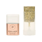 Profusion Cosmetics Spark-A-Move Face & Body Glitter Stick with shimmering silver glitter for a radiant, sparkling look.
