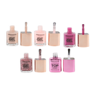 Set of Profusion Cosmetics Shining Star Gel Effect Nail Polishes featuring shimmering, vibrant colors for stylish manicures.