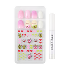 Profusion Cosmetics press-on nail set titled "But, First" with stylish nail designs for easy at-home manicures.