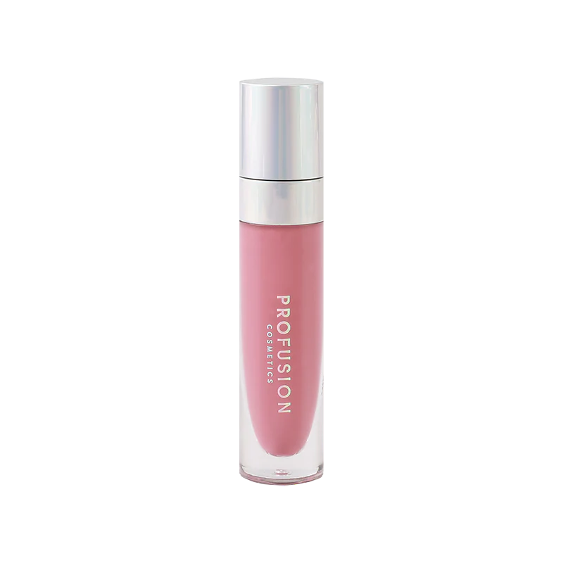 Profusion Cosmetics Enchanted Forest Magical Matte Lip Cream in rosy shade, featuring smooth, velvety texture and enchanted forest-inspired packaging.