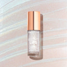 Profusion Cosmetics Glowy Lips Nourishing Shimmer Lip Oil with a clear glossy finish and shimmering effects on lips