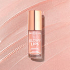 Profusion Cosmetics Glowy Lips Nourishing Shimmer Lip Oil with sparkling finish and hydrating formula, displayed on a neutral background.