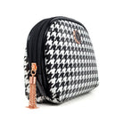 Profusion Cosmetics Beverly Hills makeup bag with tools, featuring a sleek black design and multiple compartments for organizing beauty essentials.