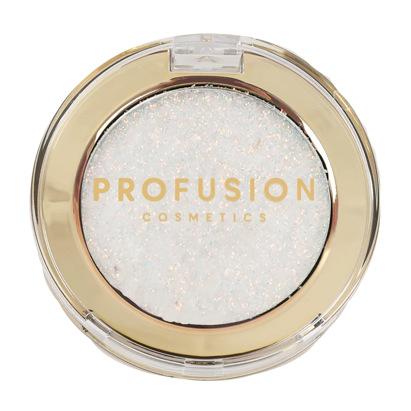 Profusion Cosmetics Superbloom Sunlit Multi-Chrome Glitter Value Kit with vibrant, shimmering multi-chrome glitter in a colorful palette.