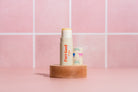 Pure Good LLC citrus tallow lip balm showing the natural lip balm stick with citrus scent and branding.