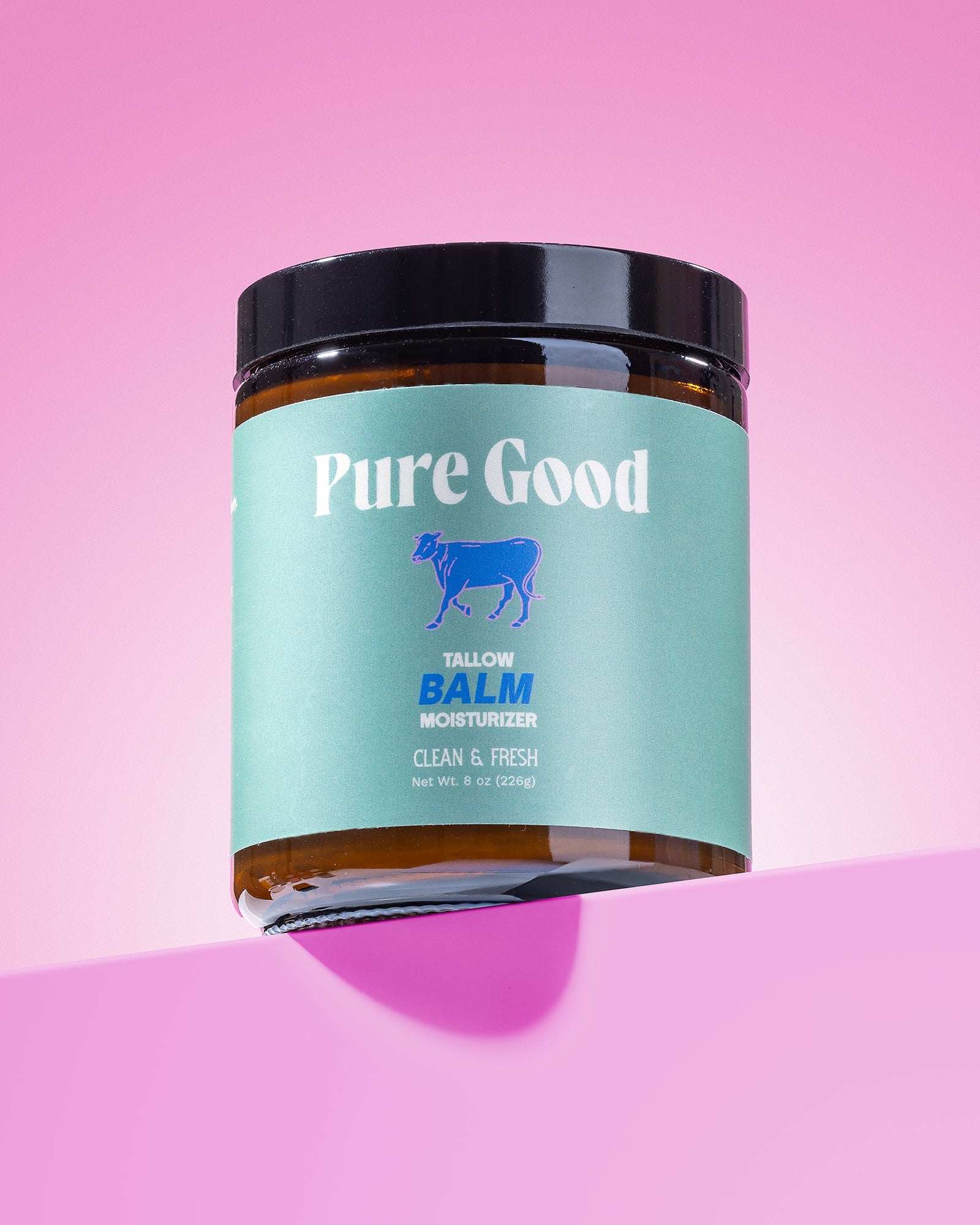 Whipped Tallow Balm by Pure Good LLC, 4 oz, natural cleansing balm for acne-prone skin with clean and fresh appearance.
