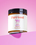 Whipped Citrus Burst Tallow Balm by Pure Good LLC, showing a jar of hydrating tallow balm infused with fresh citrus scent.