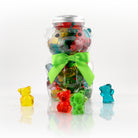 Summer Bear filled with colorful 4-D gummy bears from Pure Sugar Candy, showcasing a fun, playful candy and chocolate treat.