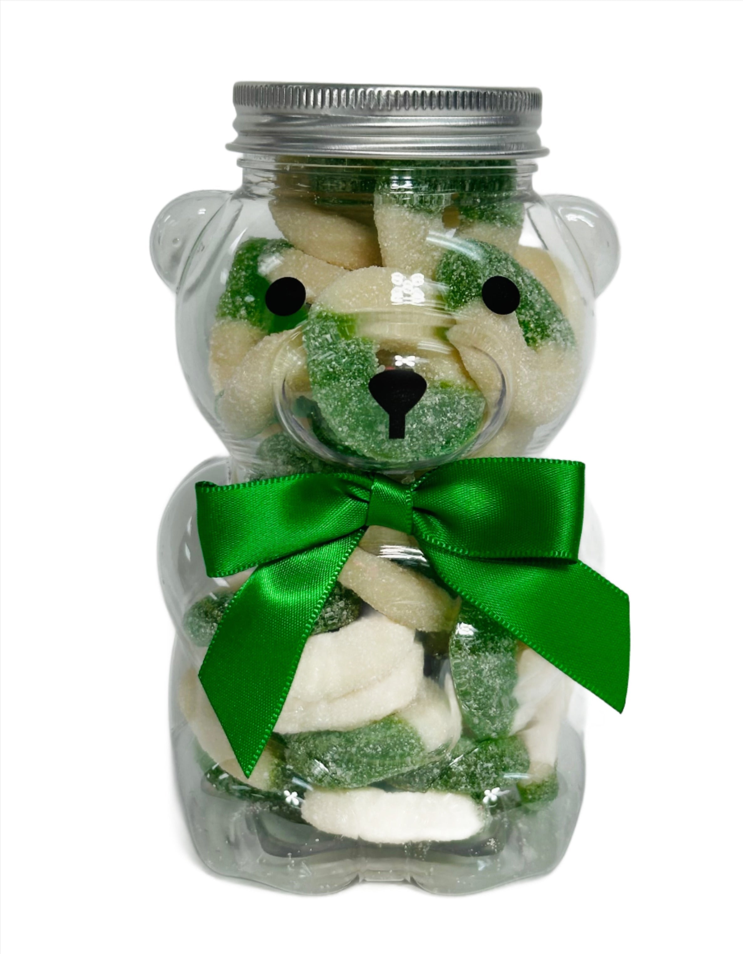 St. Patrick’s Day Bear Gummy Rings by Pure Sugar Candy featuring colorful gummy ring candies shaped like a bear for festive treats.