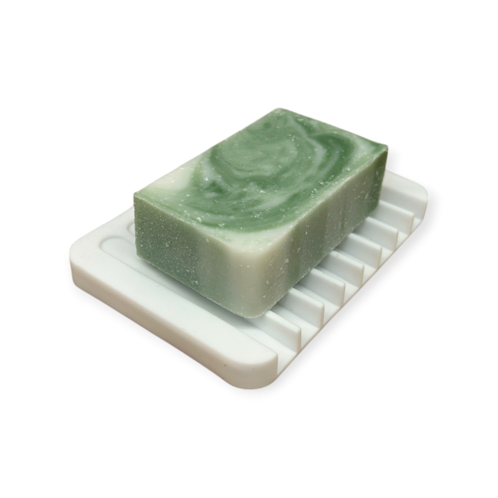 Black silicone soap dish by Refillism, durable and flexible home cleaning accessory for holding soap bars.