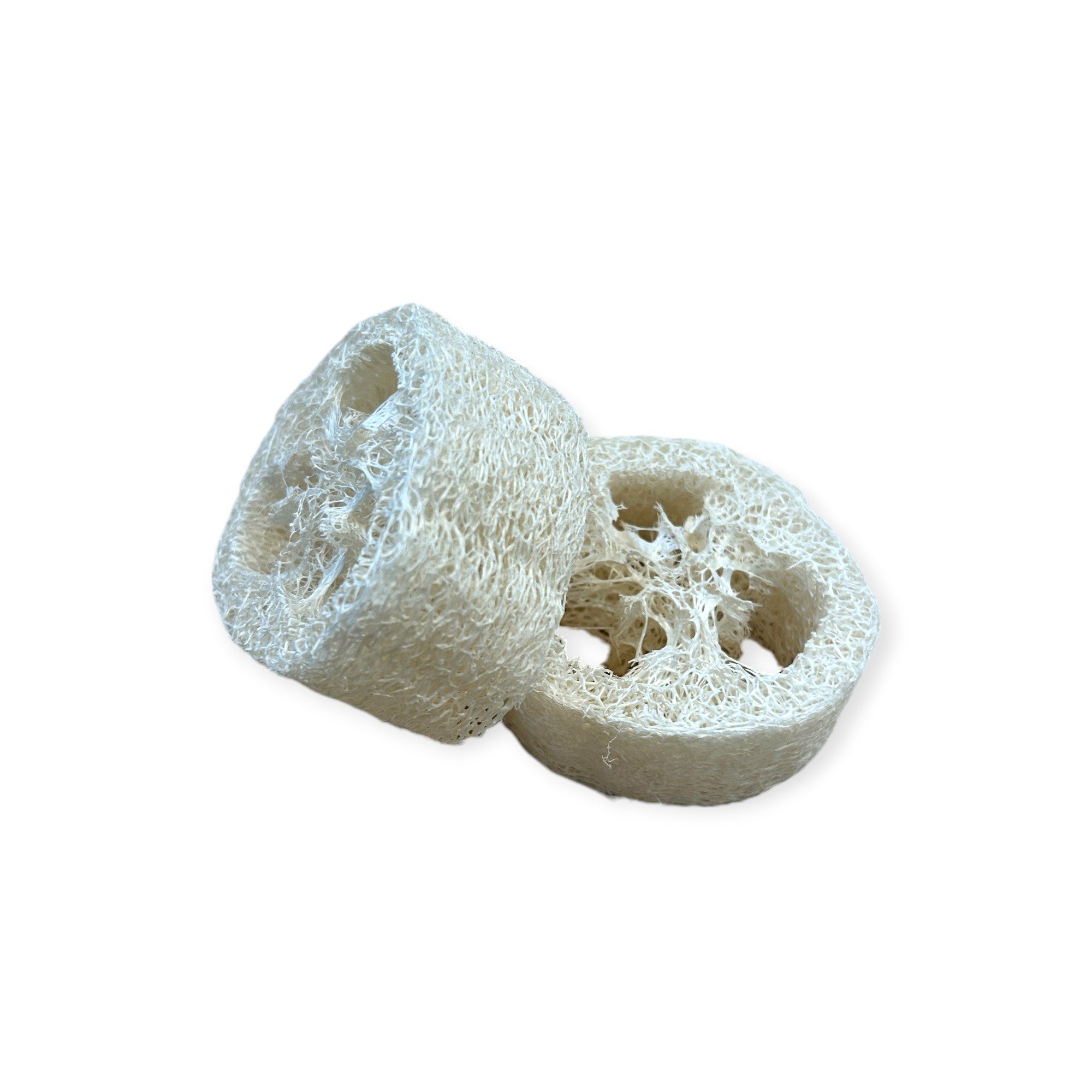 Refillism Loofah Soap Disc Lift, 1-inch thick, natural exfoliating soap for home cleaning and skin renewal.