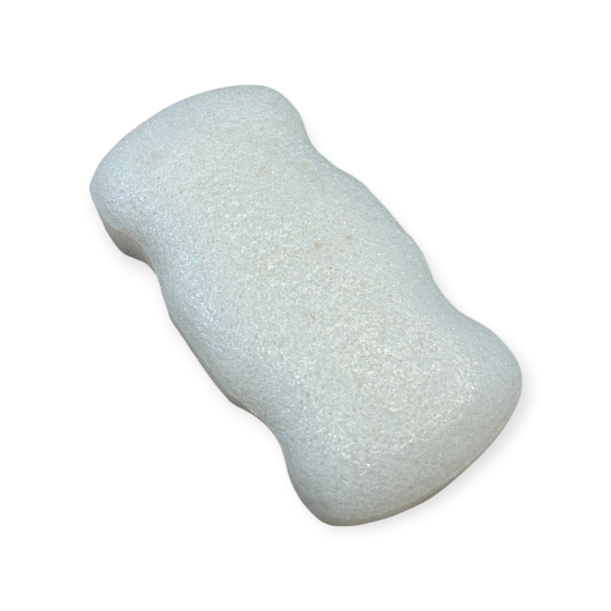 Wavy Konjac Body Sponge by Refillism, natural personal care exfoliating sponge for gentle skin cleansing.