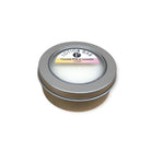 Refillism coconut milk and lavender lotion bar in a tin, natural personal care product with soothing floral scent.