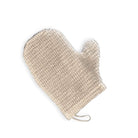 Refillism sisal bath mitt, exfoliating glove for personal care, natural textured exfoliation for smooth skin.