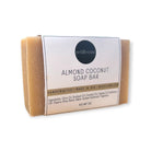 Reefillism Almond Coconut soap bar for personal care, featuring a natural almond and coconut scent in a rectangular shape.