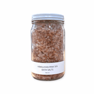 Refillism Himalayan Pink Sea Salt bath salts in 8oz personal care container, unscented for relaxing bath experience