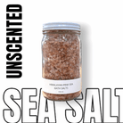 Refillism Himalayan Pink Sea Salt bath salts in an 8oz container, natural pink mineral bath salts for personal care.