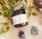 Sage & Stone Apothecary Calcium Bentonite Clay Mask for body care and wellness, showing a jar of natural clay mask on a neutral background.