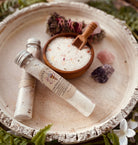 Sage & Stone Apothecary Love Potion herbal bath salt tube for relaxing body care and wellness, featuring a colorful herbal blend.