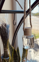 Coastal Cottage Car Diffuser by Sage & Stone Apothecary, showcasing the diffuser with scent reeds in a coastal-themed design.