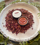 Rose clay lotion bar by Sage & Stone Apothecary showing a smooth, rounded bar with rose clay ingredients on a neutral background.