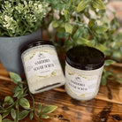 Sage & Stone Apothecary Gardenia Sugar Scrub with natural ingredients and floral scent for gentle exfoliation and skin nourishment.