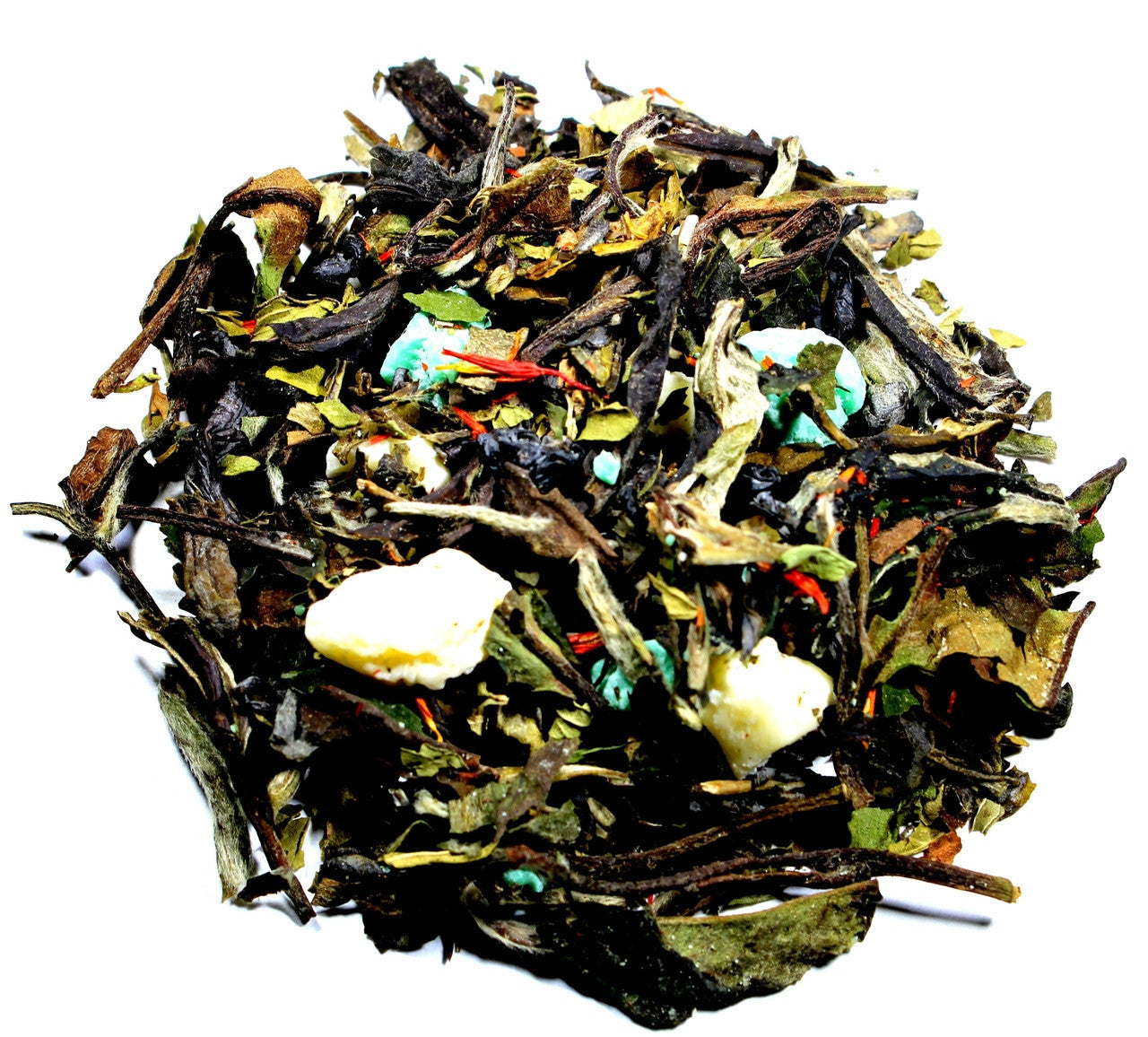 Cup of peppermint white chocolate tea by Sage & Stone Apothecary, showcasing a steaming mug with peppermint and white chocolate flavors.