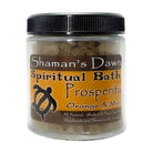 Silhouette of a bath with Shamans Dawn Prosperity Spiritual Bath Dead Sea Salt for a relaxing, mineral-rich bath experience
