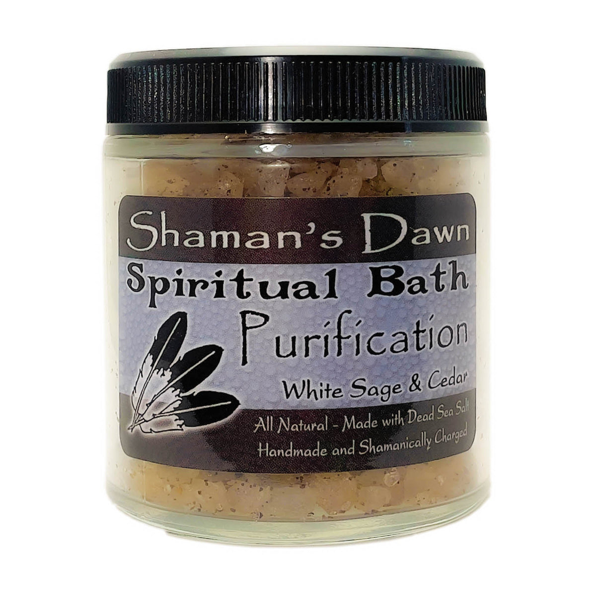 Silhouette of a person enjoying a spiritual purification bath with Dead Sea salt, promoting relaxation and cleansing.
