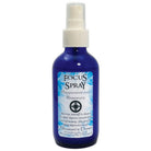 Shamans Dawn Focus Spray bottle with clear label, compact spray container for mental clarity and concentration.