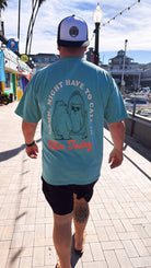 Calling in Thicc graphic T-shirt by Shop Karma Tees featuring bold text and vibrant design on a casual cotton tee.