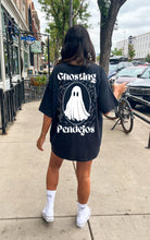 Men's Ghosting Pendejos graphic T-shirt by Shop Karma Tees featuring bold printed design on black fabric.