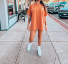 Small women's graphic tee by Shop Karma Tees featuring "Move Over Hot Girl Summer" design on short sleeves.