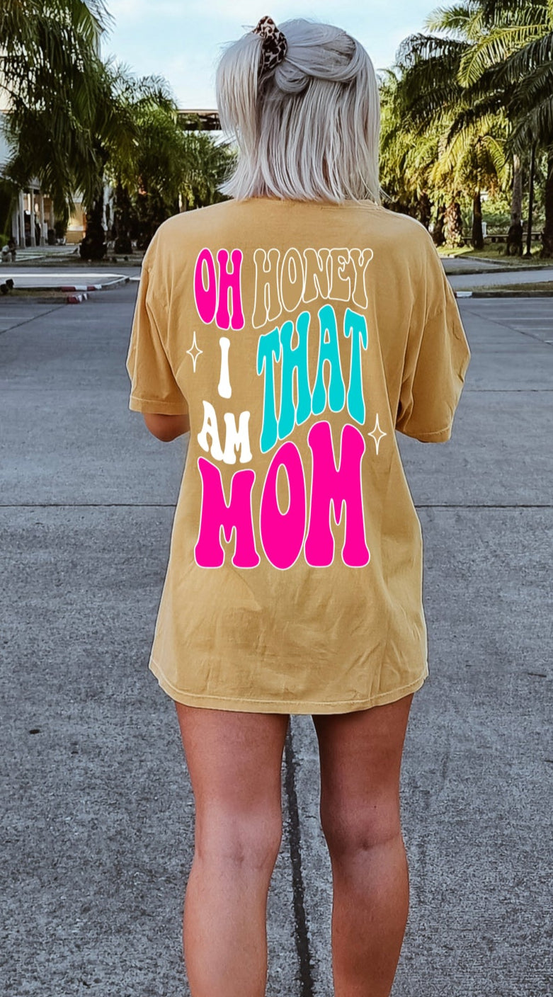 That Mom graphic T-shirt from Shop Karma Tees featuring a casual design with bold lettering on soft fabric.