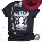 Society of Obstinate Headstrong Girls short sleeve crew neck graphic tee by The Graphic Tee, featuring bold printed design.