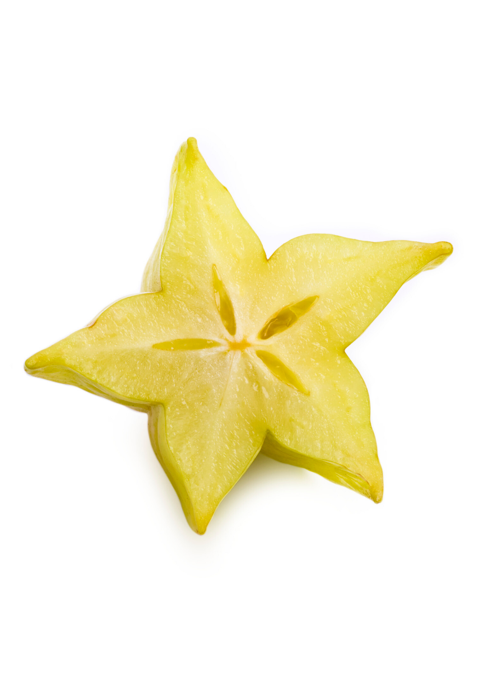 Star Fruit 'Kajang' tropical fruit tree in a large coconut coir pot, showing vibrant star-shaped yellow-green fruit.
