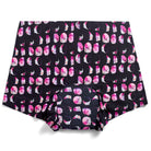Spirit Nest moon phases print period underwear for women, breathable and comfortable apparel designed for menstrual health.