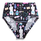 Spirit Nest period underwear featuring moon phase design, soft apparel for comfortable menstrual protection.